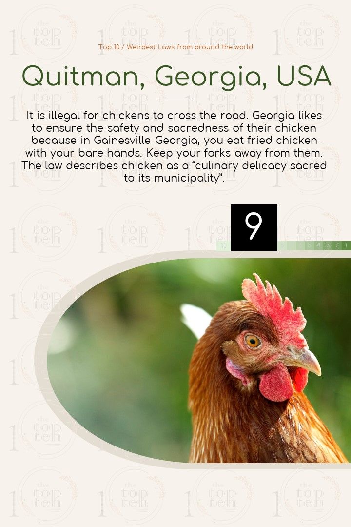 Top 10 / Weirdest Laws from around the world theTopTen / Τα Κορυφαία