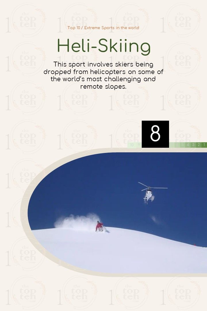 Top 10 / Extreme Sports in the world theTopTen / Τα Κορυφαία