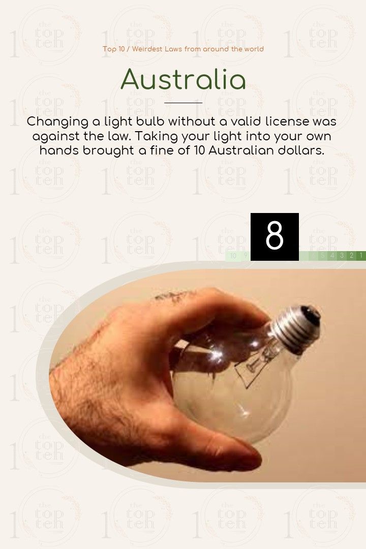 Top 10 / Weirdest Laws from around the world theTopTen / Τα Κορυφαία